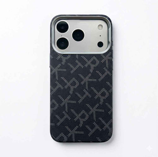 FreeKnite Fiber Texture Slim Matte Hard PC for iPhone 17 Pro Max