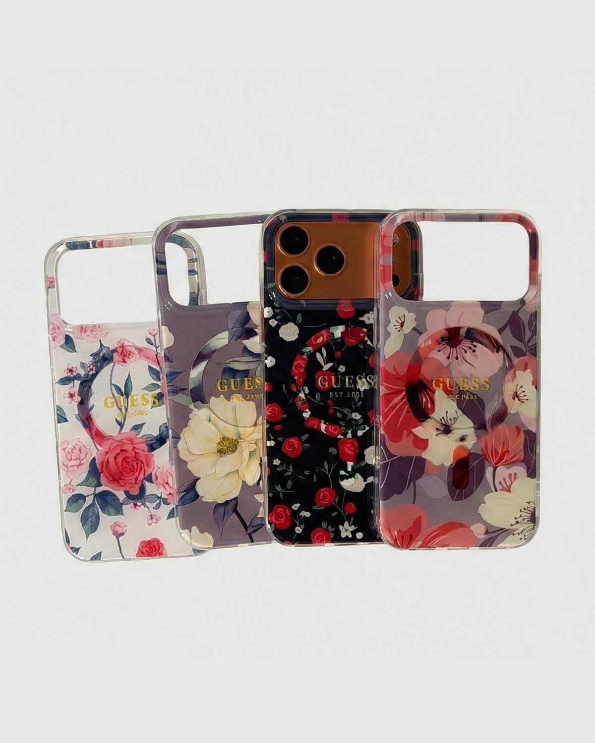 GUESS IML Flower MagSafe Case for iPhone 17 Pro Max