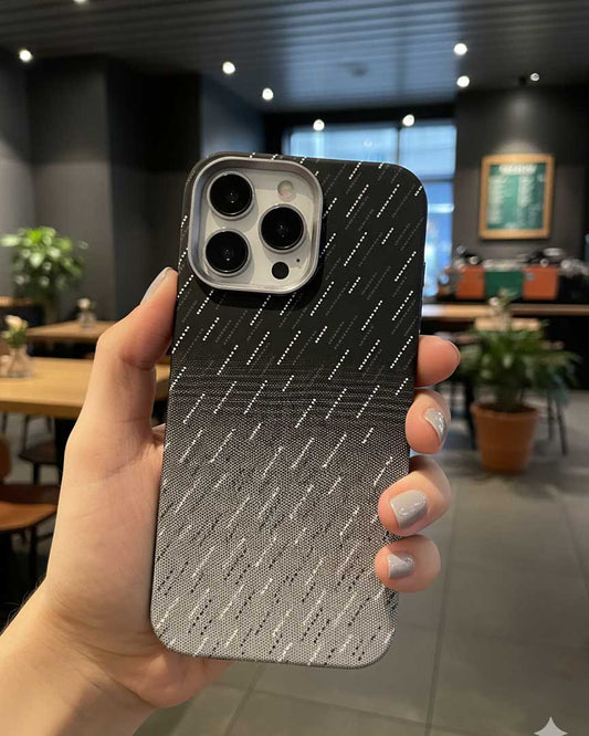 FreeAir MagSafe Carbon Fiber Design Case for iPhone 16 Pro Max - Black