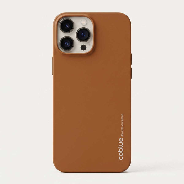 CoBlue Premium Hard Matte Case for iPhone 16 Pro Max - Brown