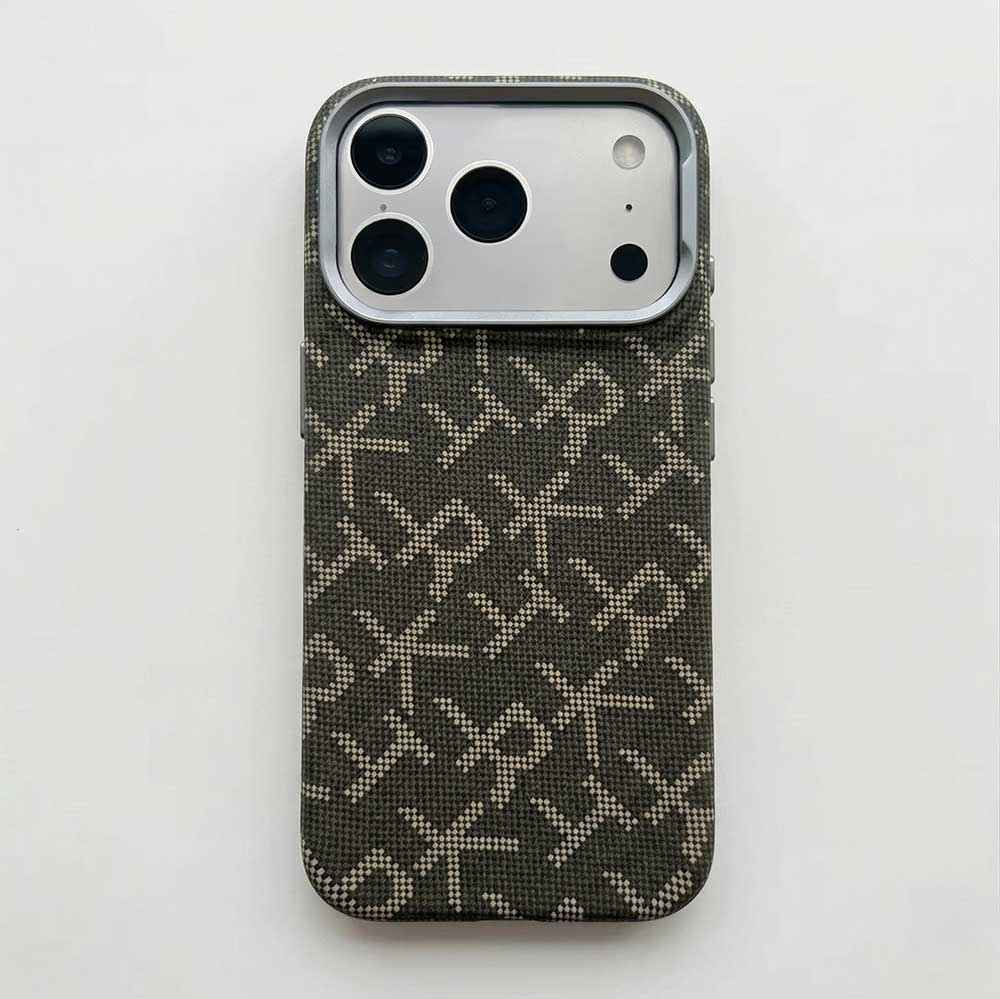 FreeKnite Fiber Texture Slim Matte Hard PC for iPhone 17 Pro Max