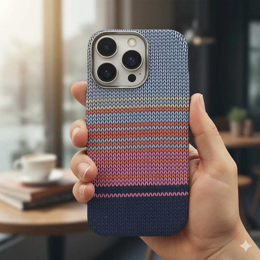FreeAir Matte MagSafe Carbon Fiber Design Case for iPhone 13 Pro Max - Blue/Red