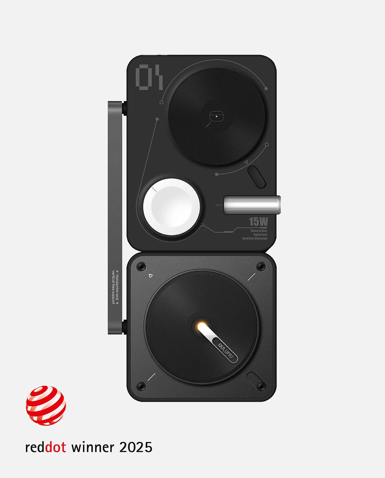 AULUMU M01 4-in-1 Folding Wireless Charging Station & Pad | Magnetic - TecHub