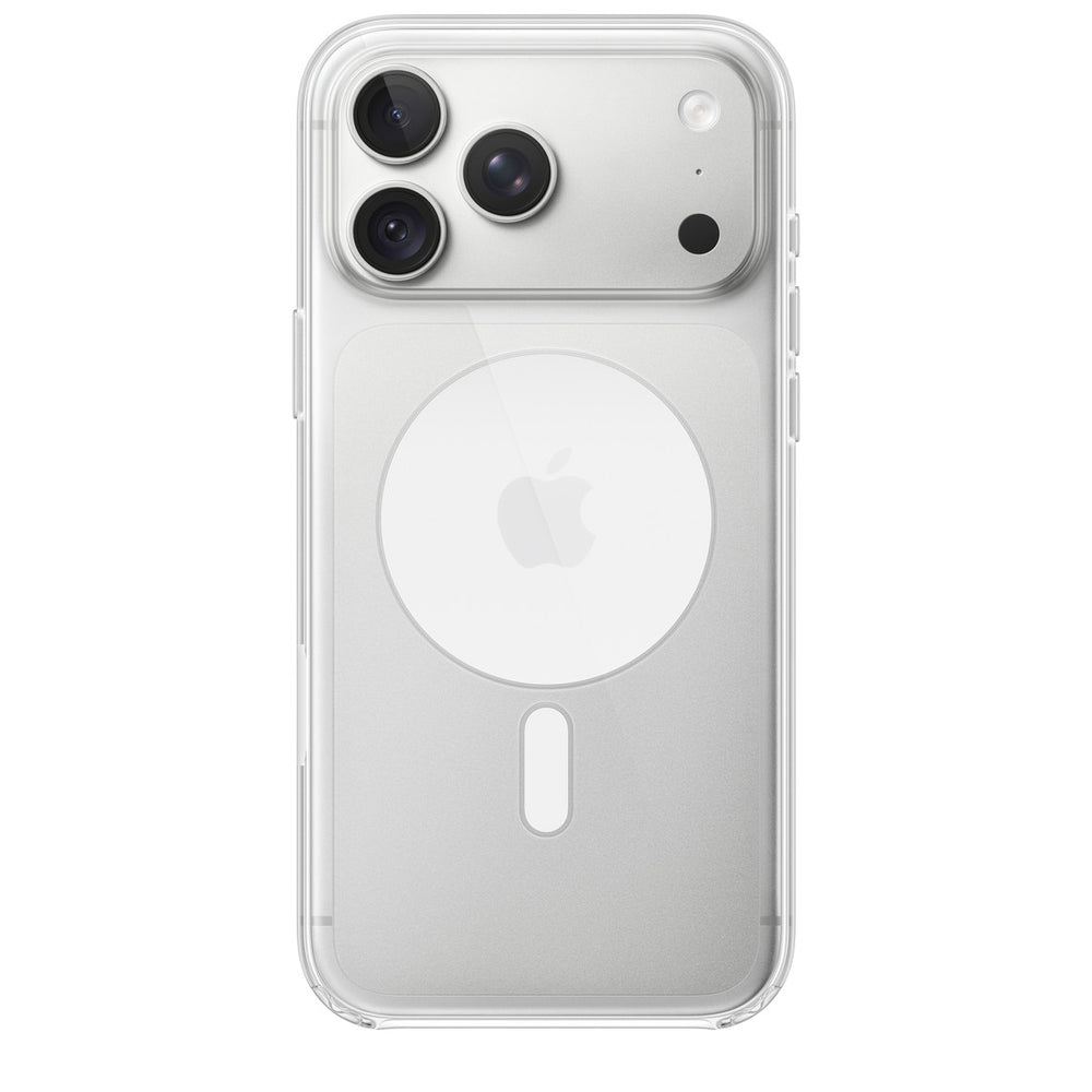 TecHub Apple iPhone 18/17 Pro Max acrylic clear case with MagSafe, showing transparent design and secure magnetic attachment.