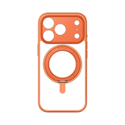 TecHub Momax CaseFORM Roller magnetic case for iPhone 17 Pro Max in vibrant orange with sleek design and magnetic closure.