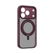 Momax CaseFORM Roller Magnetic case for iPhone 17 Pro Max in purple, featuring a sleek protective design by TecHub.