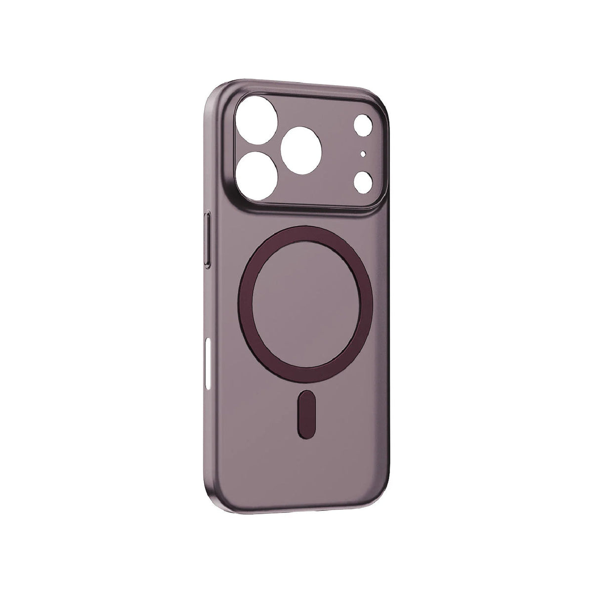 Momax Sōma Slim Ultra-Thin Magnetic Case for iPhone 17/18 Pro Max - Transparent Dusky Cherry