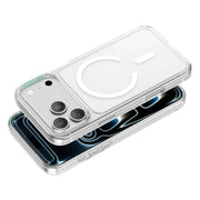Transparent TecHub Lanex MagSafe TPU case for iPhone 17/18 Pro Max, showcasing clear design and precise fit for the device.