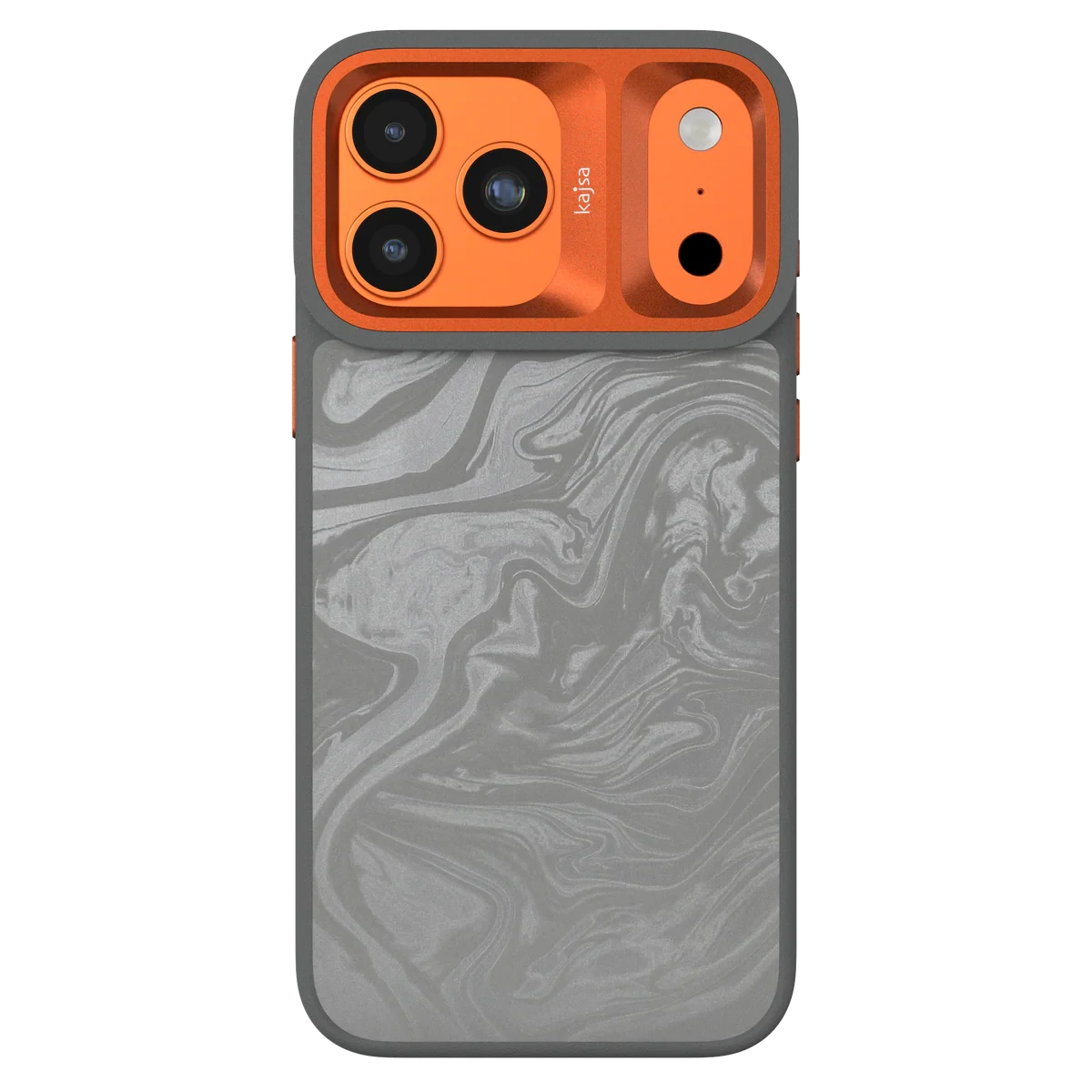 Kajsa Glamorous Collection - Fluid Art Pattern Back Case for iPhone 17 Pro Max (MagSafe Compatible)