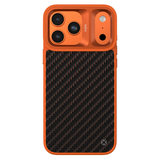 Kajsa Svelte Collection - Real Carbon Fibre Back Case for iPhone 17 Pro Max (MagSafe Compatible)