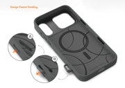 TecHub Kajsa Splendid Series Flash Pattern iPhone 17 Pro Max MagSafe case with colorful design, protective and stylish phone cover.