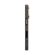 Benks Prestige ArmorPro iPhone 17 Pro Max case in brown with Kevlar® reinforcement, showcasing its durable, rugged design.