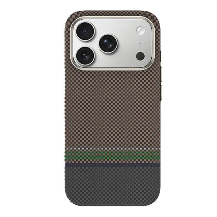 Benks Prestige ArmorPro case with built-in Kevlar for iPhone 17 Pro Max, featuring a durable brown protective design.