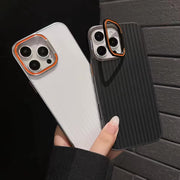 TecHub Doyers Matte Lens Frame Holder Case for iPhone 16 Pro Max, sleek protective case with matte finish and lens frame storage.