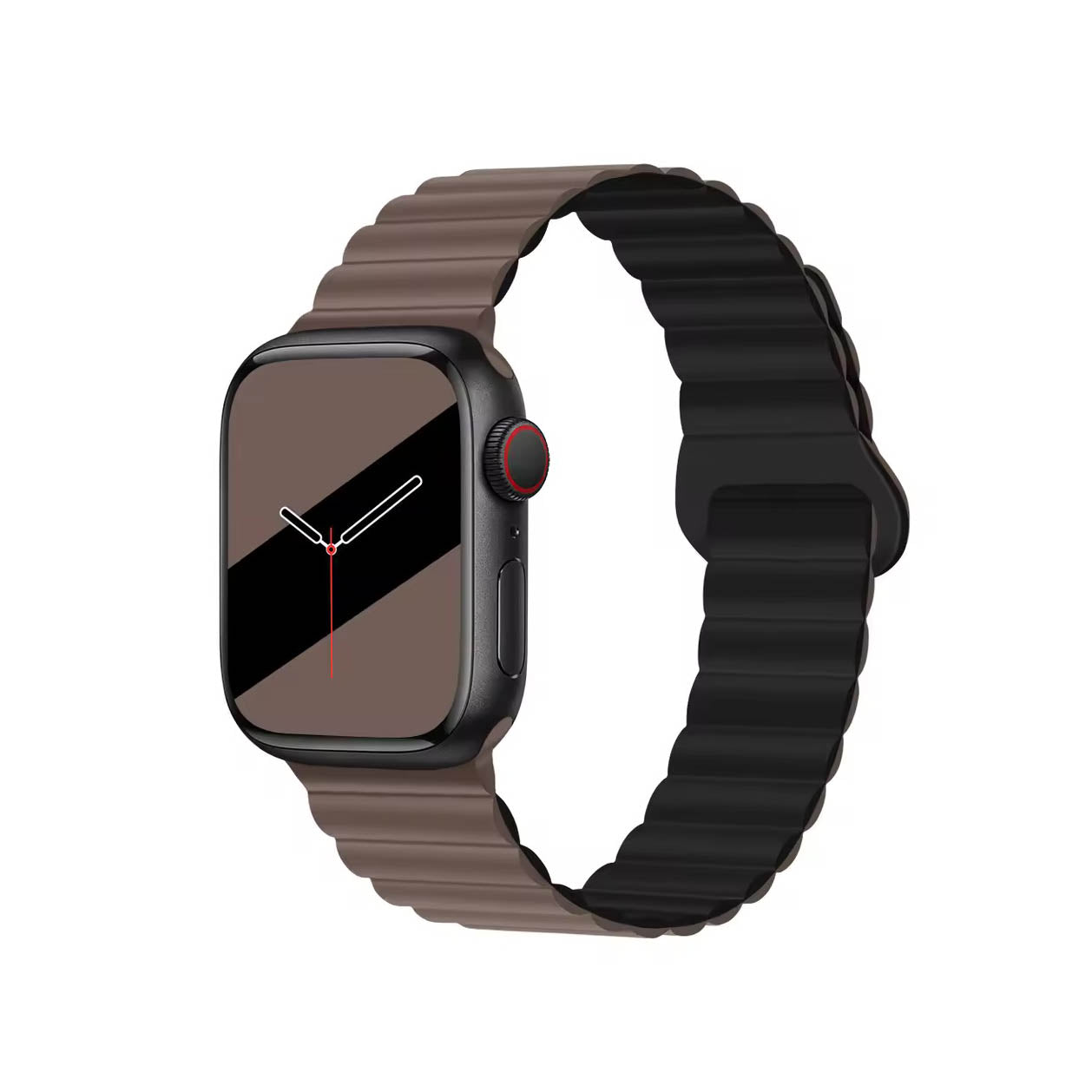 Silicone Loop Magnetic Strap For Apple Watch 42/44/45/46/49 mm