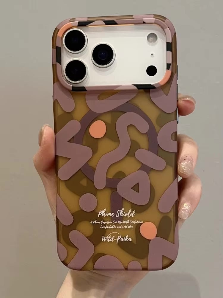 Graffiti Art MagSafe Shockproof Matte Case for iPhone 17 Pro Max