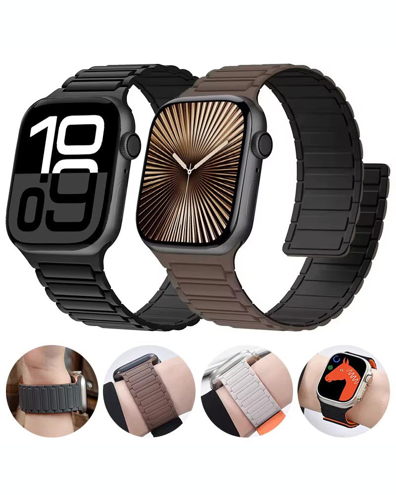 Recci Magnetic Band Sport Silicone Bracelet for Apple Watch 42/44/45/46/49 mm
