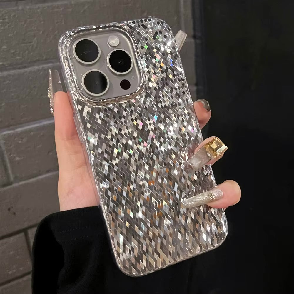 Luxury Electroplated Glitter Phone Case for iPhone 16 Pro Max