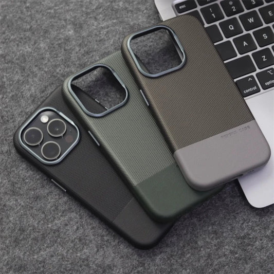 Luxury Alloy Lens MagSafe Leather Case for iPhone