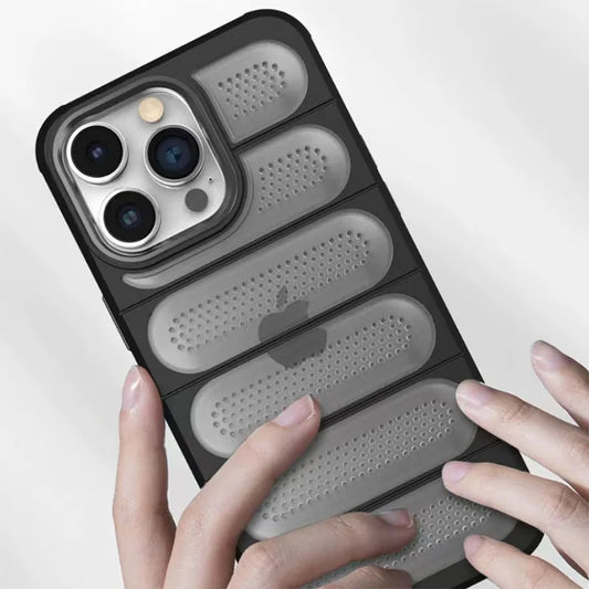 Hollow Mesh Heat Cooling Shockproof Case for iPhone 14 Pro Max