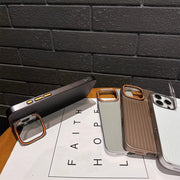 TecHub Doyers Matte Lens Frame Holder Case for iPhone 16 Pro Max, protective phone case with stylish matte finish.