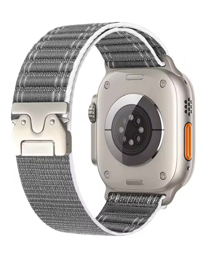 Nylon Strap Sports Band for Apple Watch 42/44/45/46/49 mm - Grey