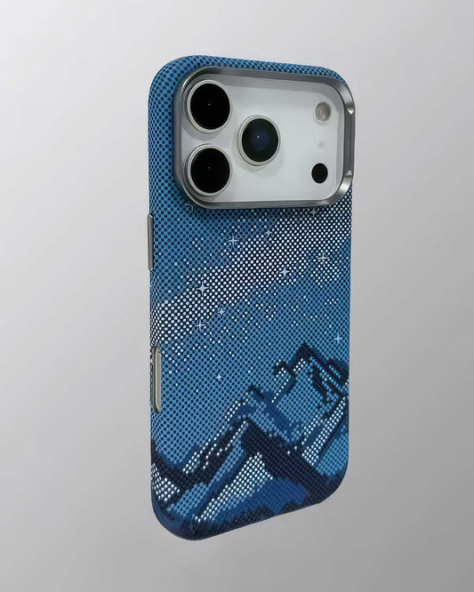 LUXO Life MagSafe Carbon Fiber Design Case for iPhone 17 Pro - Blue