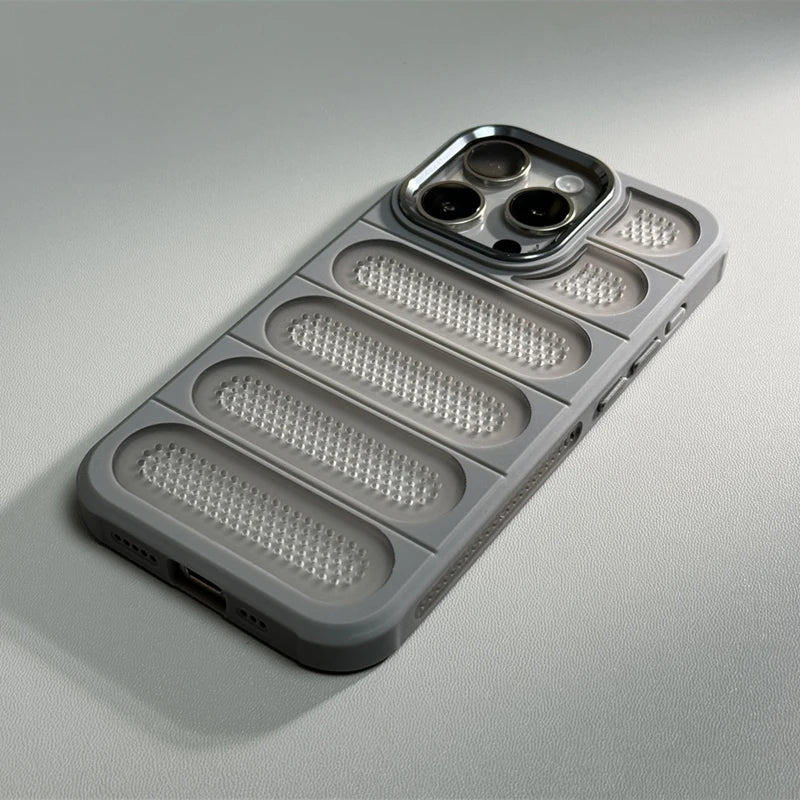 Hollow Mesh Heat Cooling Shockproof Case for iPhone 14 Pro Max