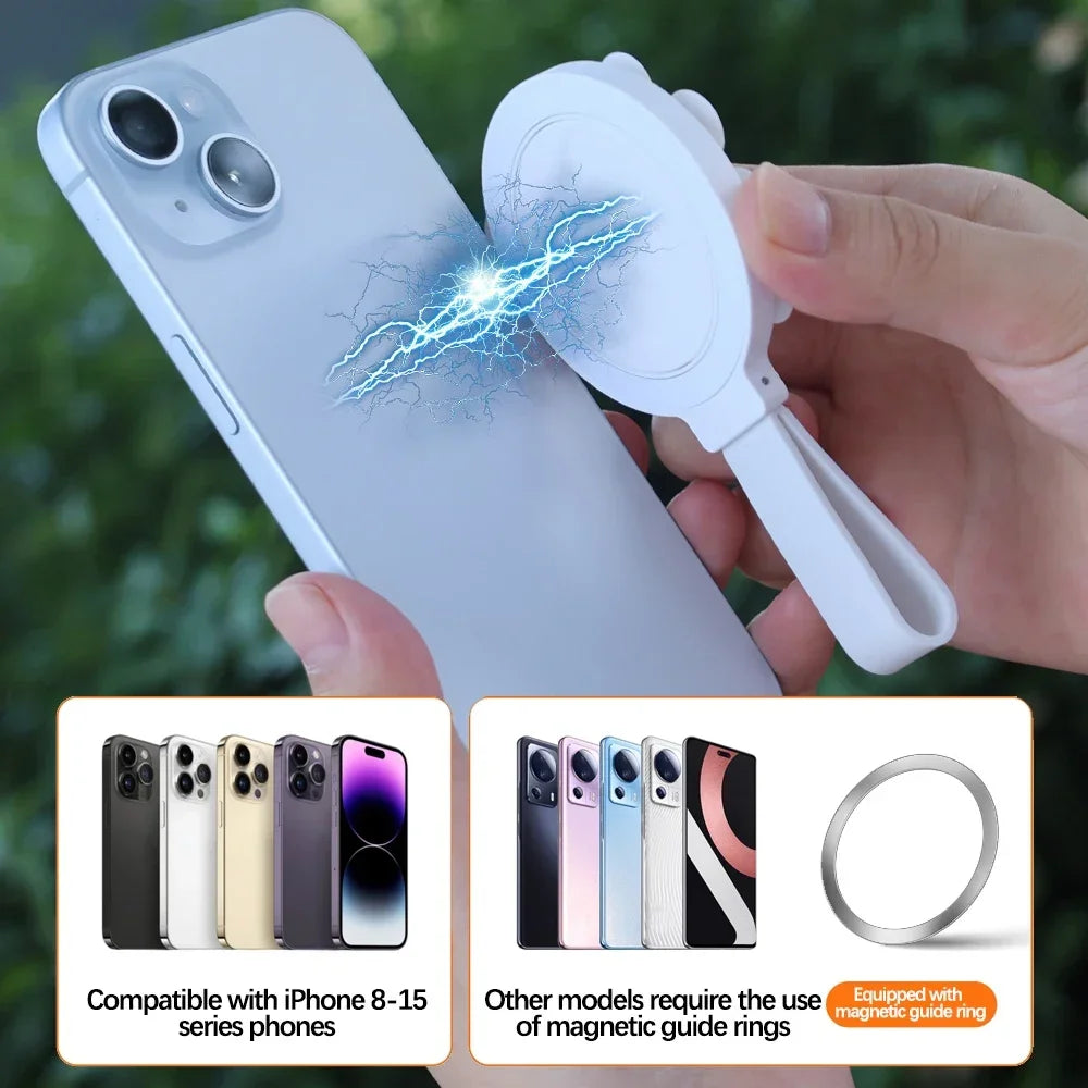 Silicone Magnetic Suction Phone Holder Mount Stand for iPhone