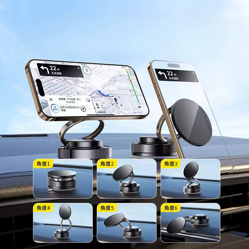 Magsafe Holder Suction Cup Phone Mount Adjustable Swivel Lock, for Your Car/Gym/Mirror