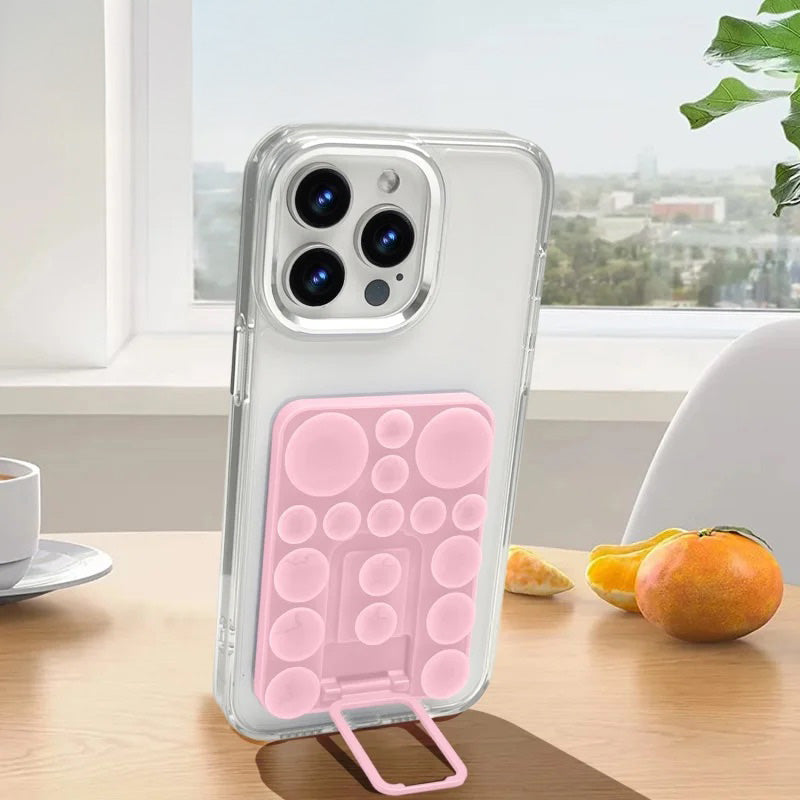 Silicone Suction Mobile Phone Folding Stand Holder
