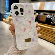 Swarovski luxury bling glitter diamond iPhone case by TecHub featuring sparkling rhinestones and protective design.