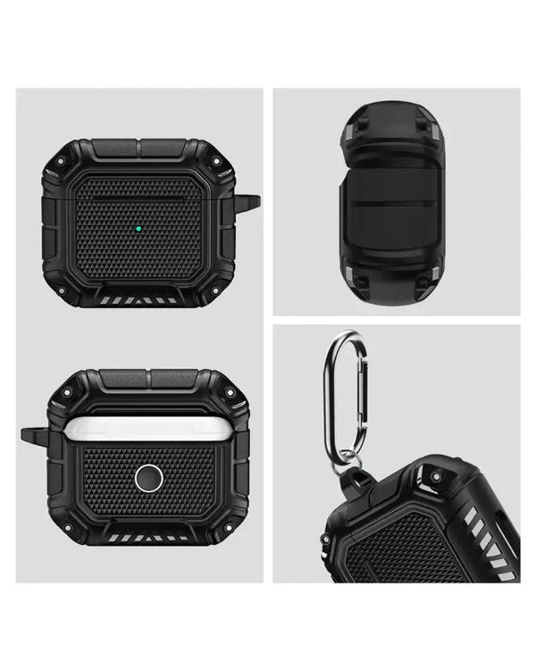 Shockproof hard protective case for AirPods 3 by My Store, full body Recci RB28 with durable, impact-resistant design.
