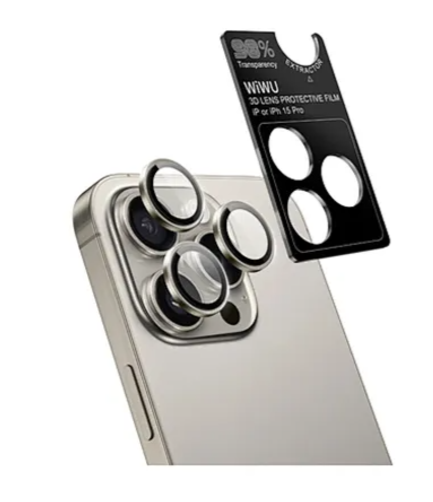 WiWU Combo Duo Screen Lens Tempered Glass Set for iPhone 16 Pro Max