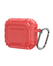 Shockproof hard protective case for AirPods 3 with secure lock clip, full body coverage, durable and impact-resistant by My Store