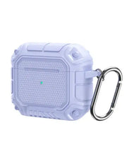 Shockproof hard protective case for AirPods 3, full body cover with secure lock clip, durable and impact-resistant by My Store.