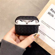 Silicone Weavy braided AirPods case in vibrant colors, designed for protection and style, by My Store.