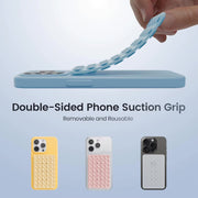 Double-sided silicone sticky patch case by TecHub, featuring anti-slip design for secure grip and protection.