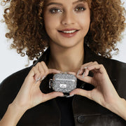 TecHub Swarovski sparkling diamonds case for AirPods Pro 1 & 2, featuring shimmering gem accents and a protective design.