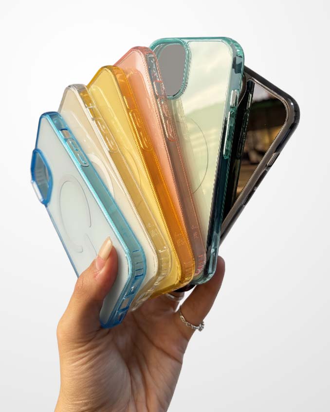 Luxury Colorful Electroplated Magnetic Case for iPhone 15