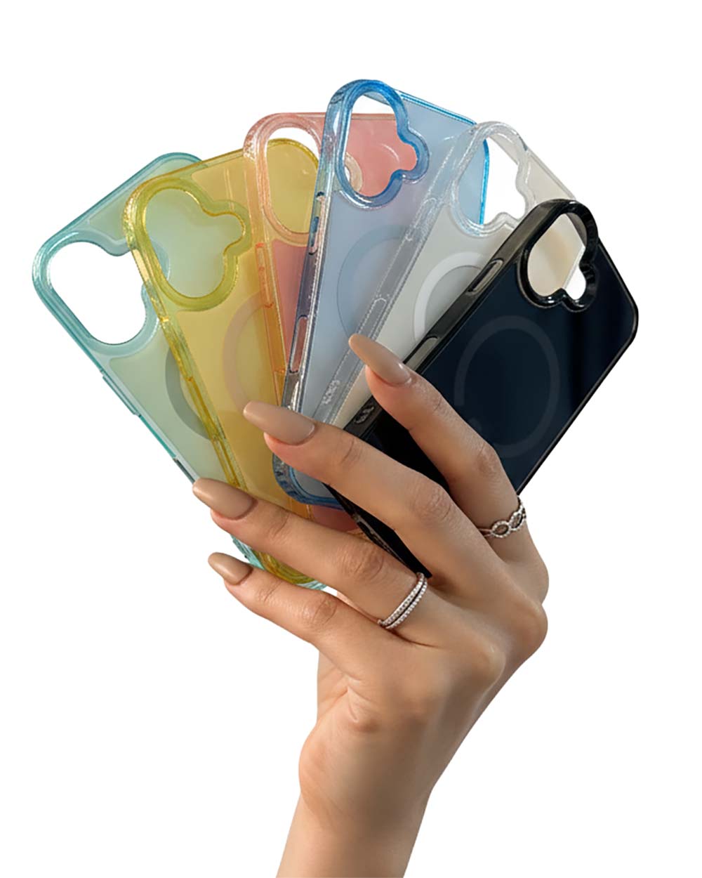 Luxury Colorful Electroplated Magnetic Case for iPhone 17