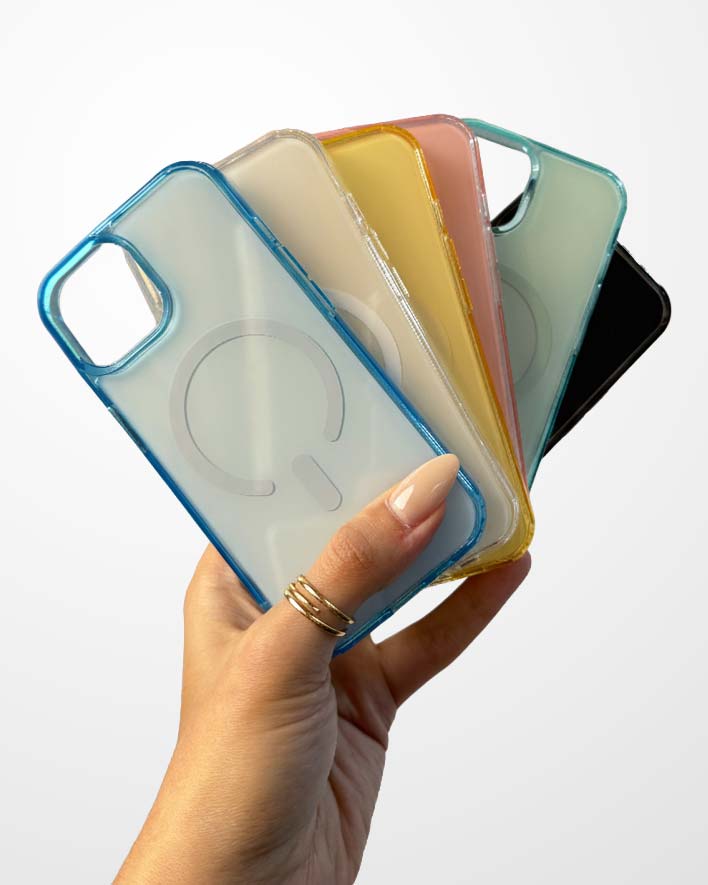 Luxury Colorful Electroplated Magnetic Case for iPhone 14 - 13