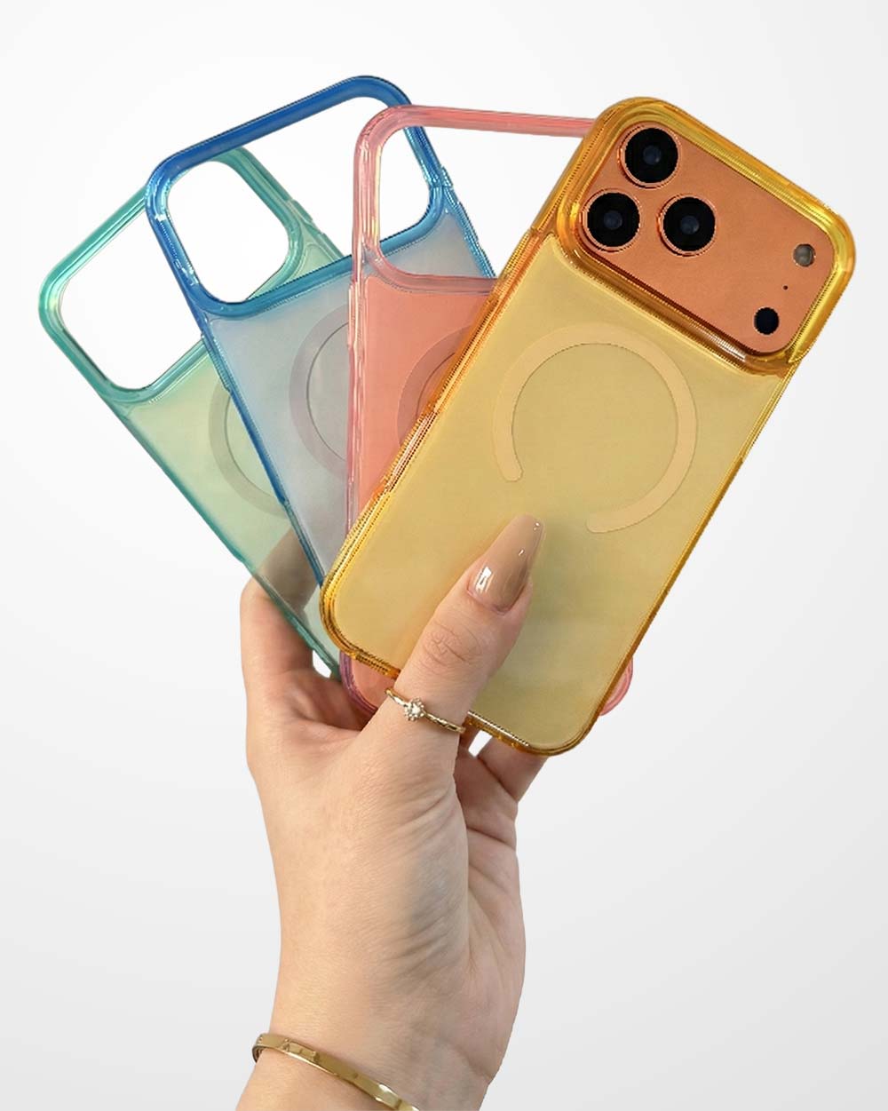 Luxury Colorful Electroplated Magnetic Case for iPhone 17 Pro Series