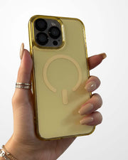 Colorful electroplated magnetic iPhone 14 Pro Max case by TecHub with vibrant, reflective finish and secure magnetic closure.