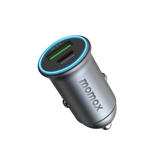 Momax MoVe Dual-Port Car Charger 30W