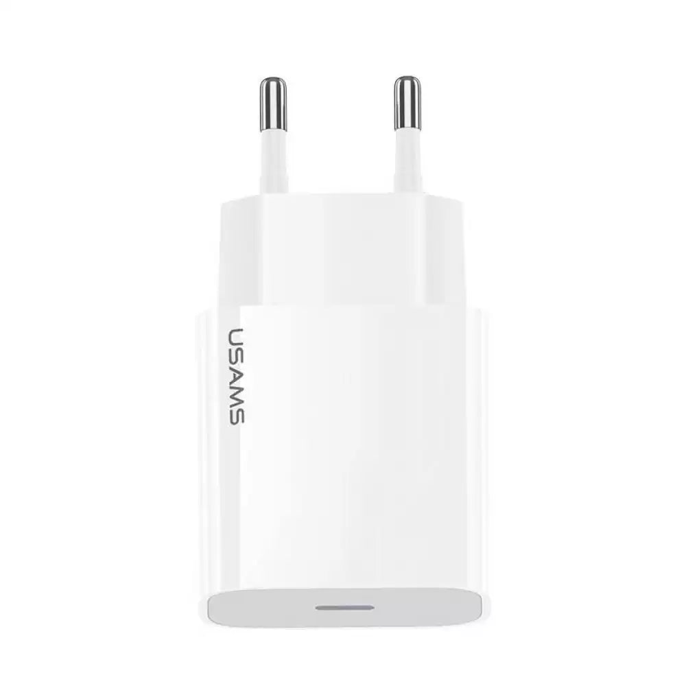 USAMS US-CC118 T34 20W PD Fast Charging Travel Charger - TecHub