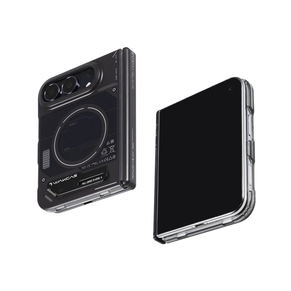 WAKCAS Energy Module جراب يدعم MagSafe لـ iPhone Duo