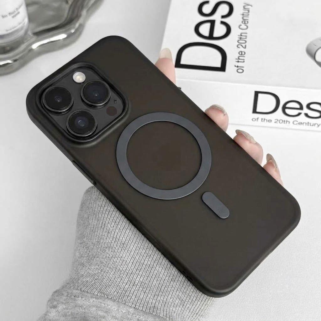 Ultra-thin MagSafe Soft Transparent Matte TPU Silicone for iPhone 16 Pro Max
