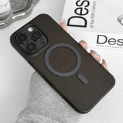 TecHub Ultra-thin MagSafe soft transparent matte TPU silicone case for iPhone 16 Pro Max, showcasing slim design and matte finish.