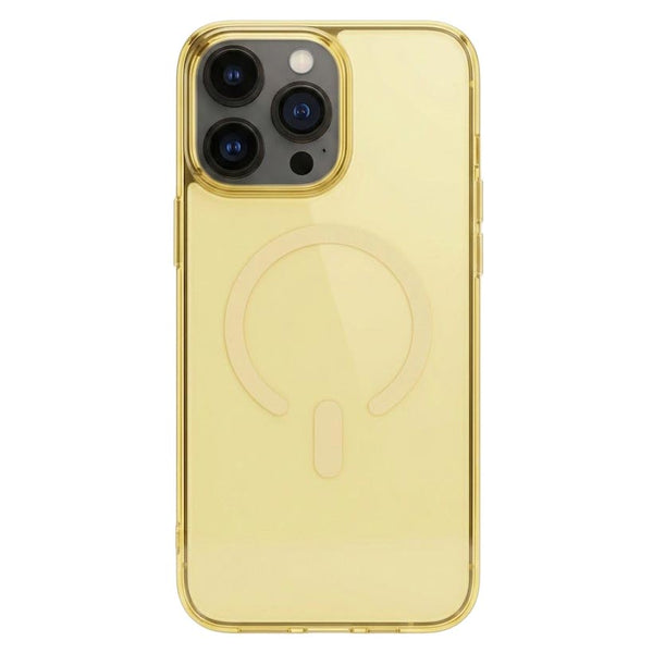 Colorful electroplated TecHub magnetic case for iPhone 14 Pro Max, featuring vibrant finishes and sleek design.